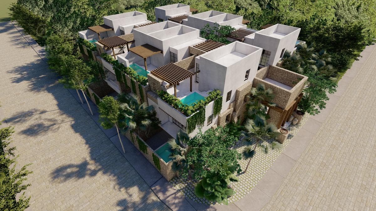 Hermosa Casa en Venta 3 hab Aldea Zama Tulum P3926