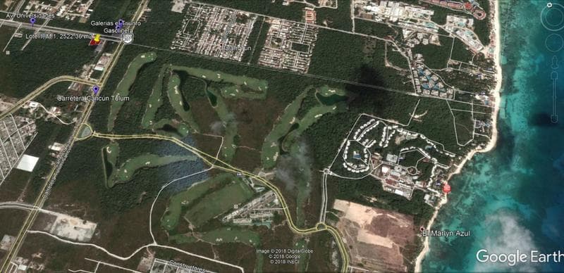 Lot zoned for commercial use in Los Arrecifes, Playa del Carmen, P2609