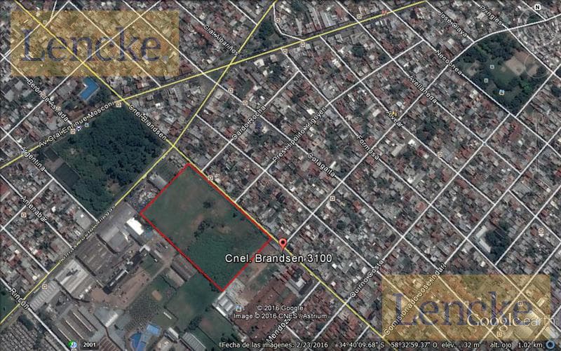 The only lot for sale in downtown San Justo, suitable for multiple uses, building construction