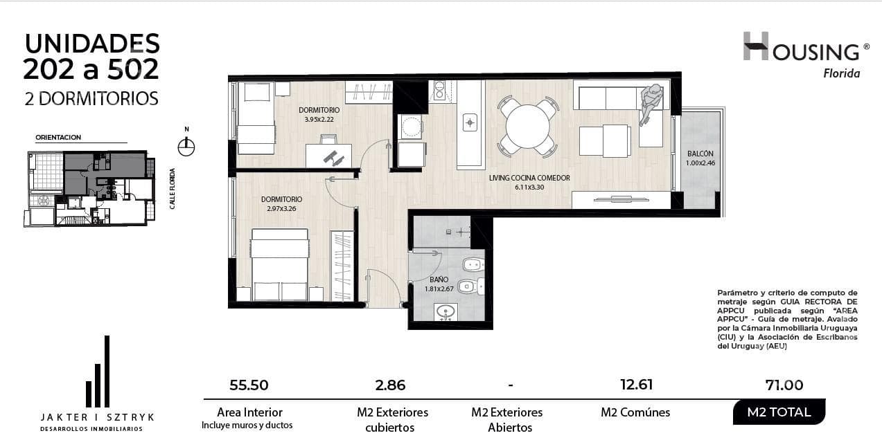 Two-bedroom apartment for sale in Barrio Sur - 202