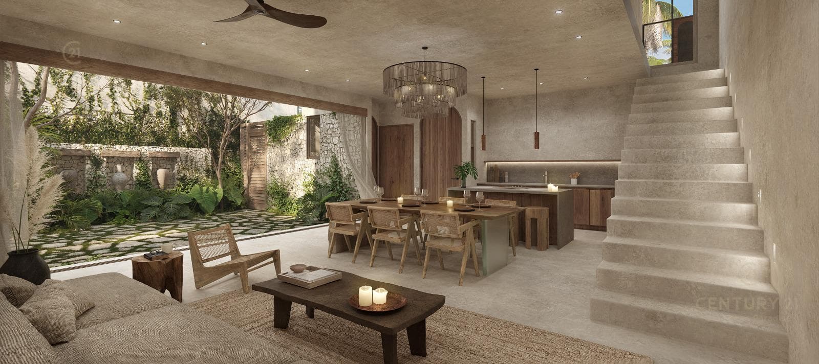Departamento 2 rec en Venta en Lujoso Desarrollo en Tulum Región 8 Shanti P3992