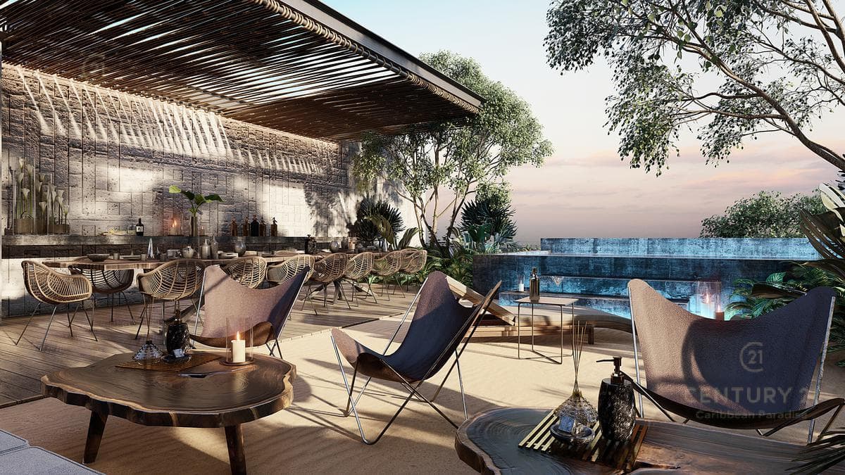 Penthouse de lujo 2 recamaras excelentes amenidades Tulum P2575