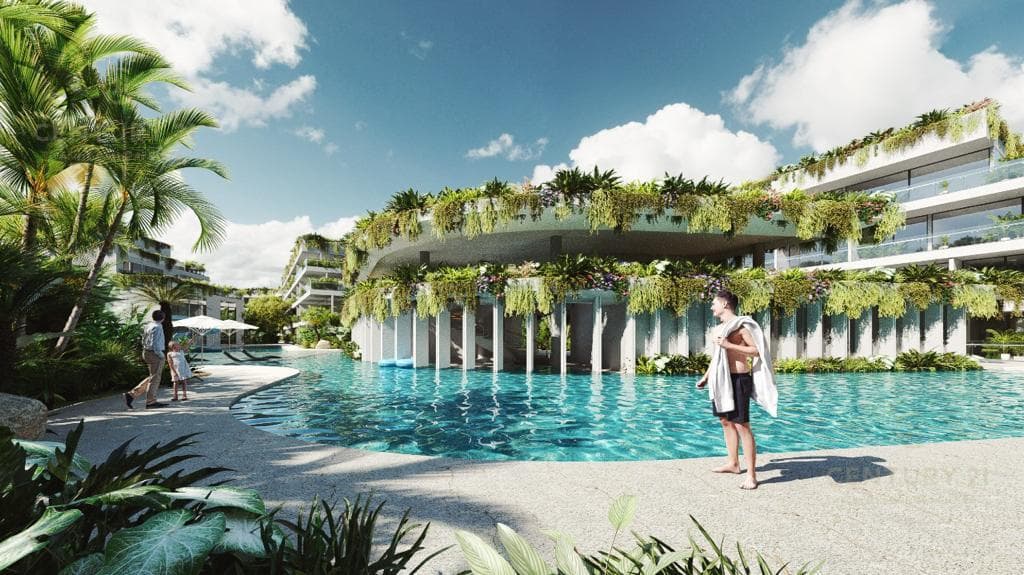 Venta de lujoso Estudio en Playacar Playa del Carmen P3855