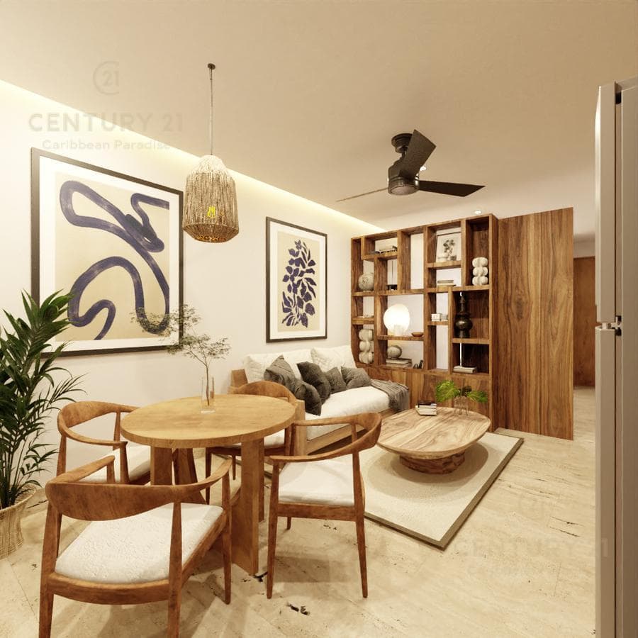 Bonitos Estudios en Venta en tranquilo Condominio de Playa del Carmen P3952