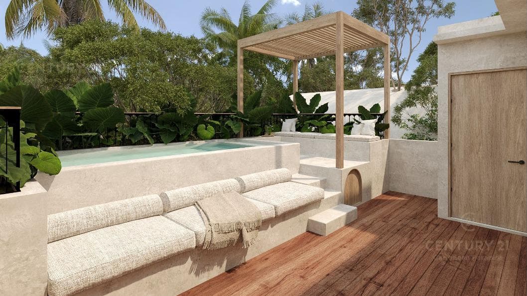 Departamento 2 rec en Venta en Lujoso Desarrollo en Tulum Región 8 Shanti P3992