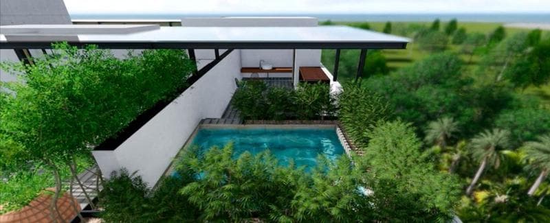 Departamento 2 recámaras en Xcalacoco Playa del Carmen P2300