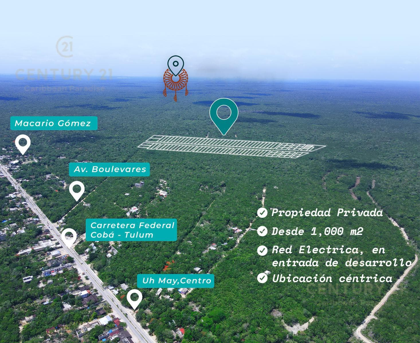 Beautiful Residential Lots for Sale in Francisco Uh May, 20 Minutes from Tulum P3998