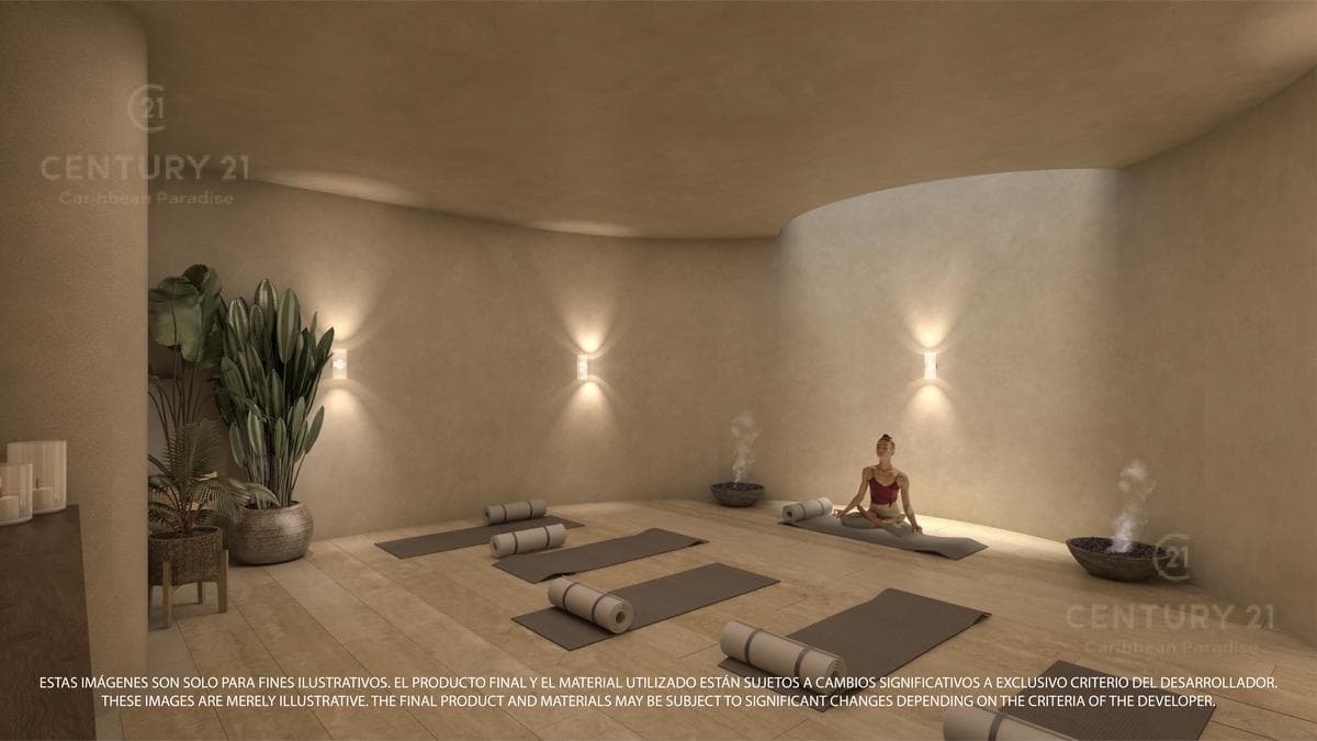 Departamento de 1 habitación cerca de la zona arqueológica de Tulum P3633