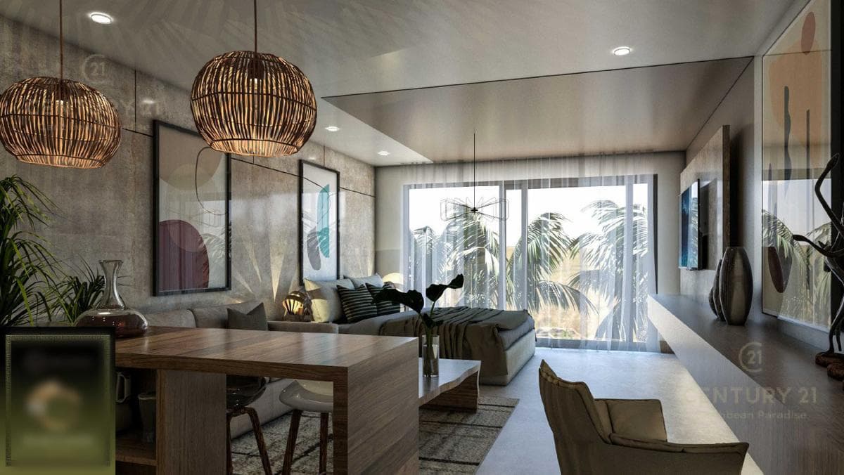 Increible estudio Av Kukulkán a poca distancia de la playa en Tulum P3636