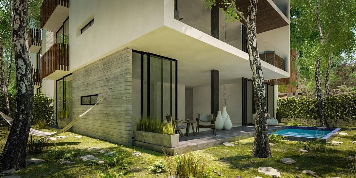 Exclusiva residencia en zona selvatica de Tulum P2984