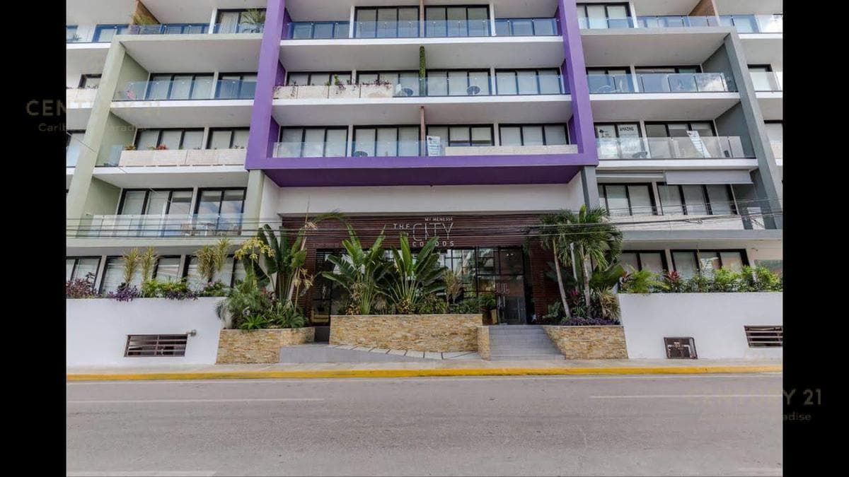 FOR SALE 2 BR CONDO AT THE CITY PLAYA DEL CARMEN QUINTANA ROO P3494