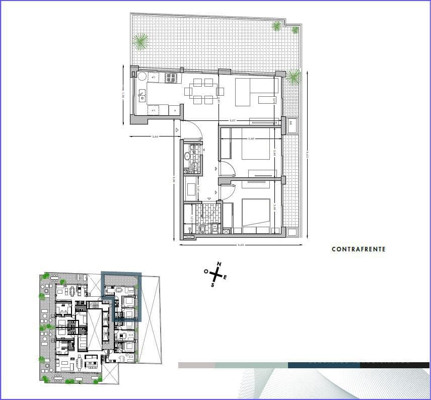 Two-bedroom apartment for sale in Pocitos - 605