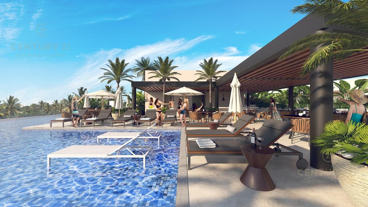 Departamento a 1 cuadra de la playa Shangri-la Playa del Carmen P2722
