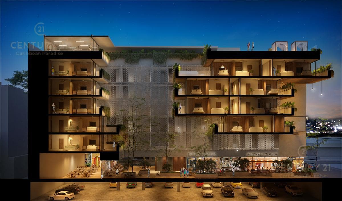 Bellos Studios en Venta en Lujoso Condominio a metros del Mar en Playa del Carmen P3956