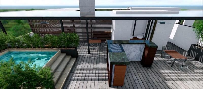Departamento 2 recámaras en Xcalacoco Playa del Carmen P2300