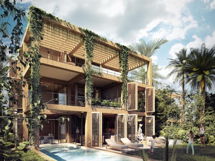 Increible departamento en condominio en el centro de la Riviera Maya P3229