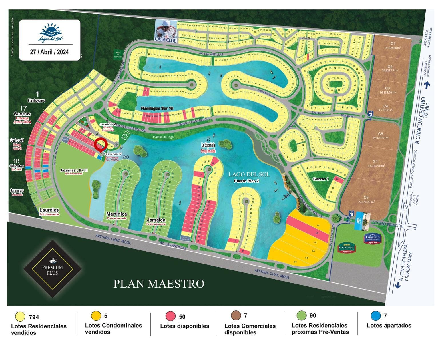 PRESALE: Residential Lots in the Caobas Block at Residencial Lagos del Sol