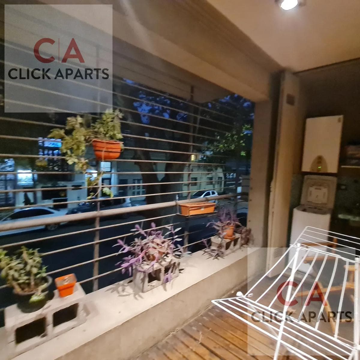 FOR RENT - 3-ROOM APARTMENT WITH BALCONY - GRILL - GARAGE - FULLY FURNISHED - PALERMO