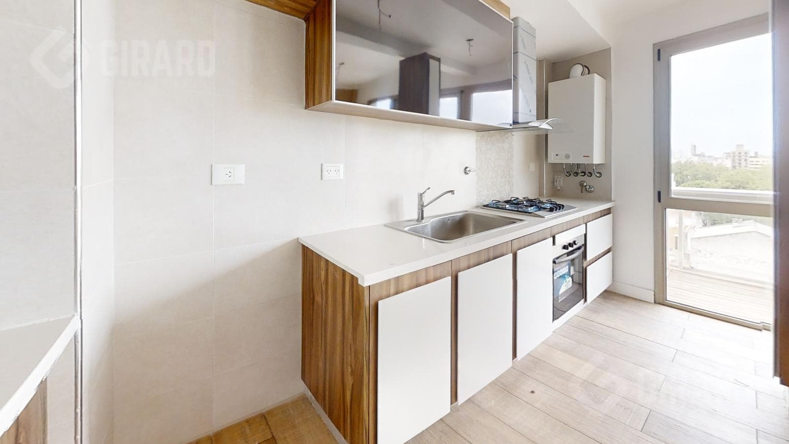 Brand-new 2-room apartment for sale in the Plaza Mitre area. 360° Tour