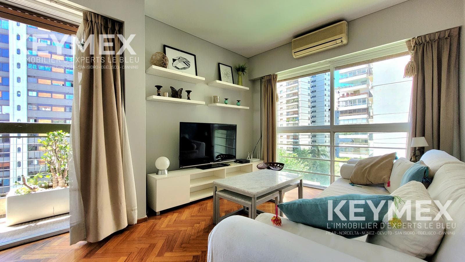 Apartment for Rent in Retiro: 2 bedrooms, furnished, bright, 24-hour security