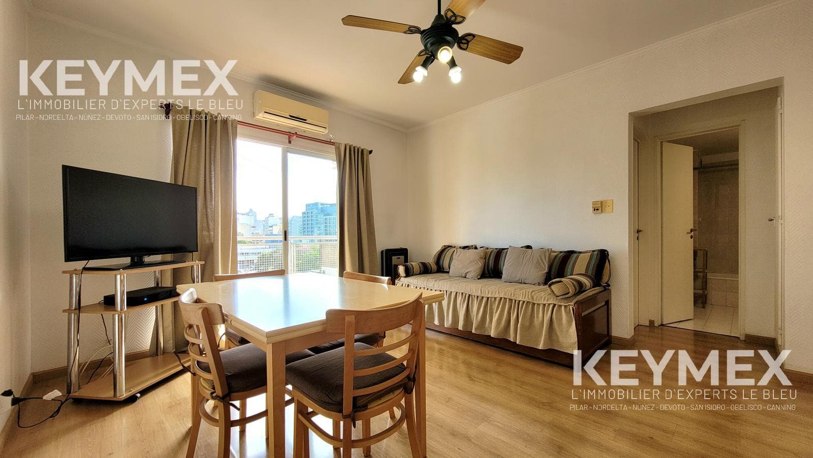 Short-term rental of a two-room apartment in San Telmo with a balcony