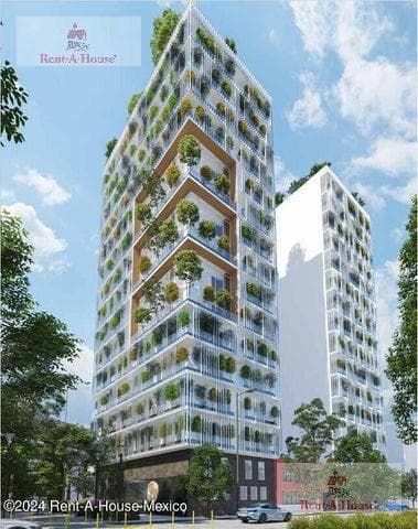 Apartment for Sale in Álvaro Obregón, Merced Gómez AM. 24-4344