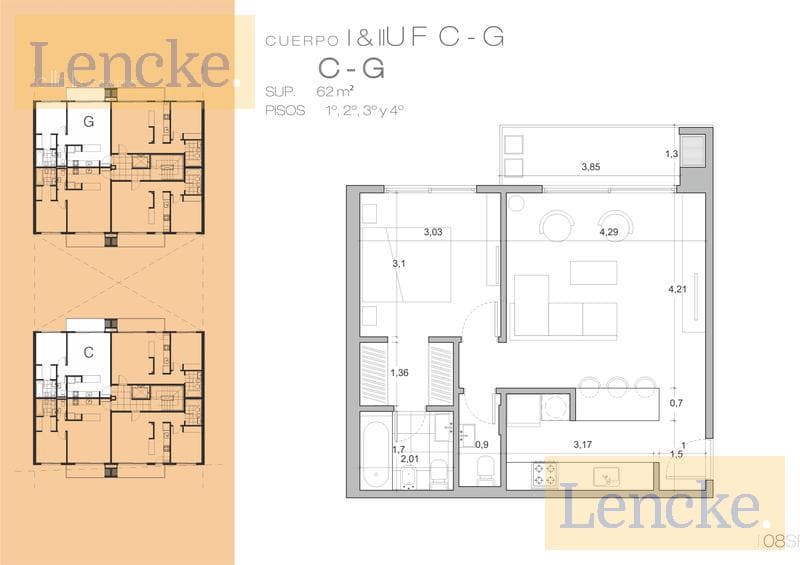 Tigre, for sale with rental income, ideal investment, 2-room apartment with additional garage, balcony, and barbecue