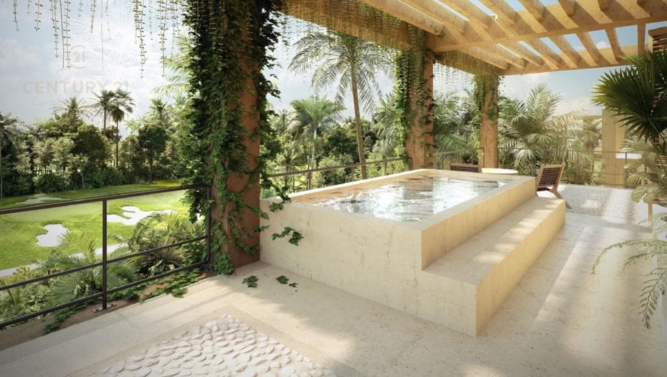 Increible departamento en condominio en el centro de la Riviera Maya P3229