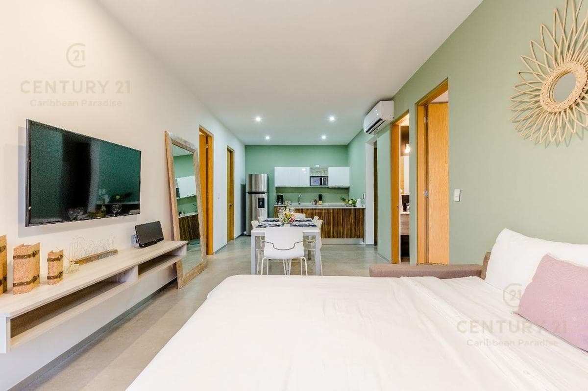 FOR SALE 2 BR CONDO AT THE CITY PLAYA DEL CARMEN QUINTANA ROO P3494