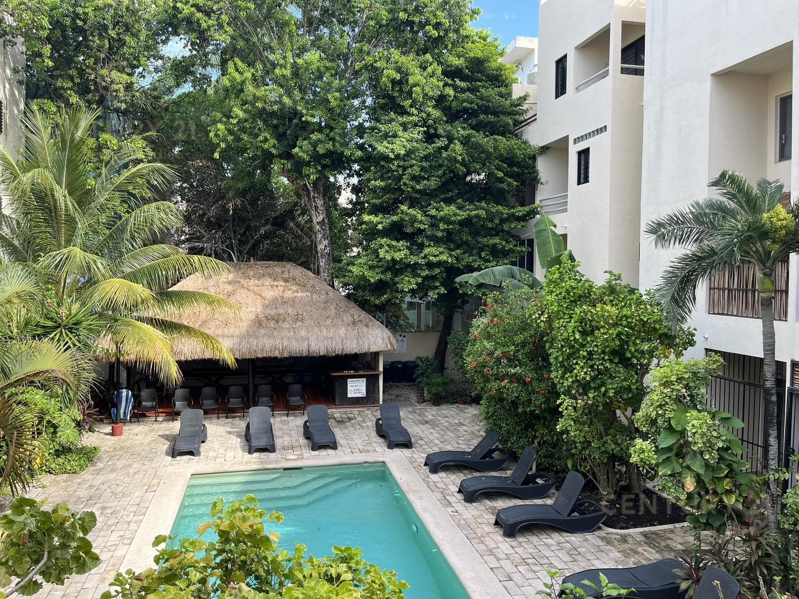 2-bedroom, 3-bathroom apartment in downtown Playa del Carmen P4206
