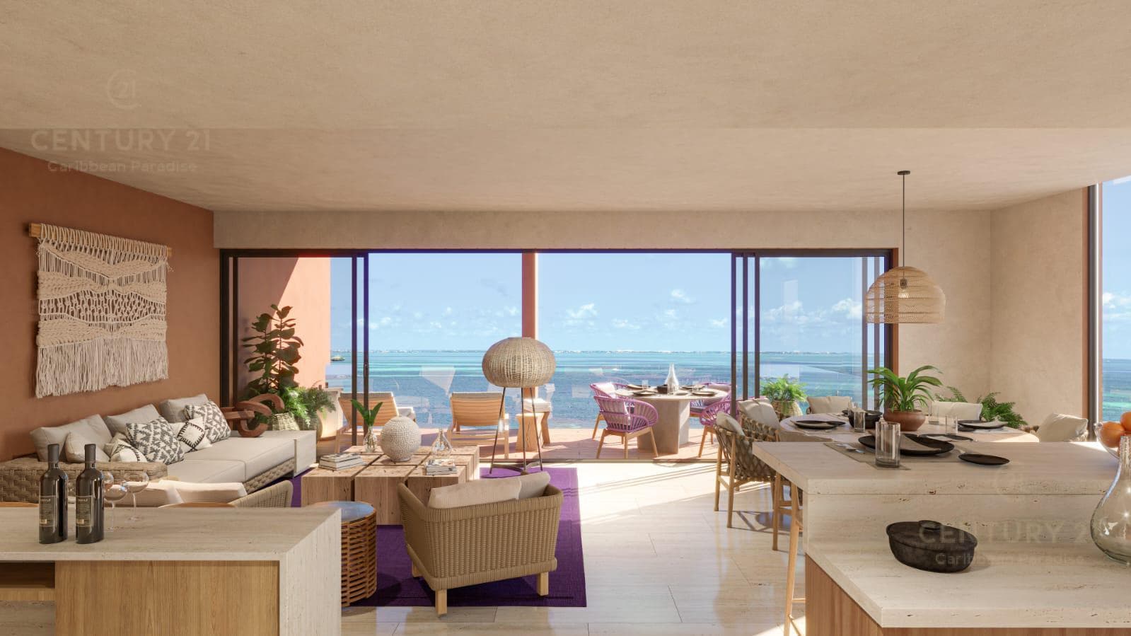 Pre-sale of a Beachfront Condo in Costa Mujeres C3846