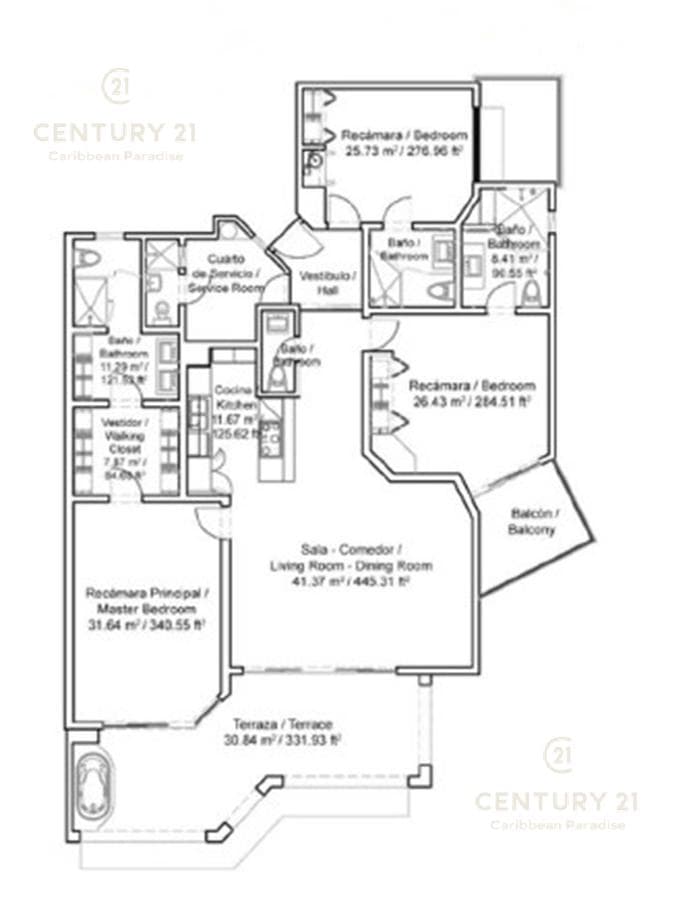Increíble Departamento en Venta de 3 rec en lujoso Condominio cerca del Mar P3984