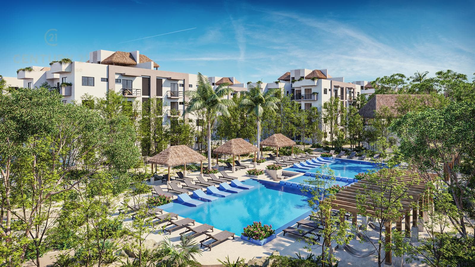 Apartment for sale, 5 minutes from the beach, Puerto Morelos C3814