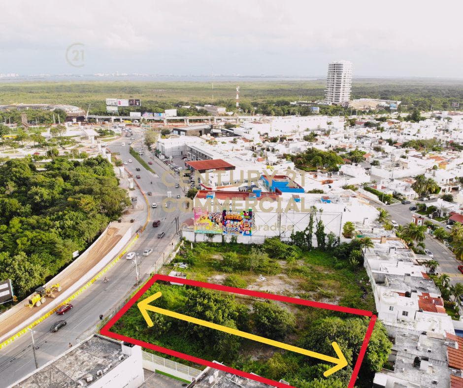 Commercial Land for Sale in Cancun | Project Included and 8-Story Mixed-Use Development | C3207