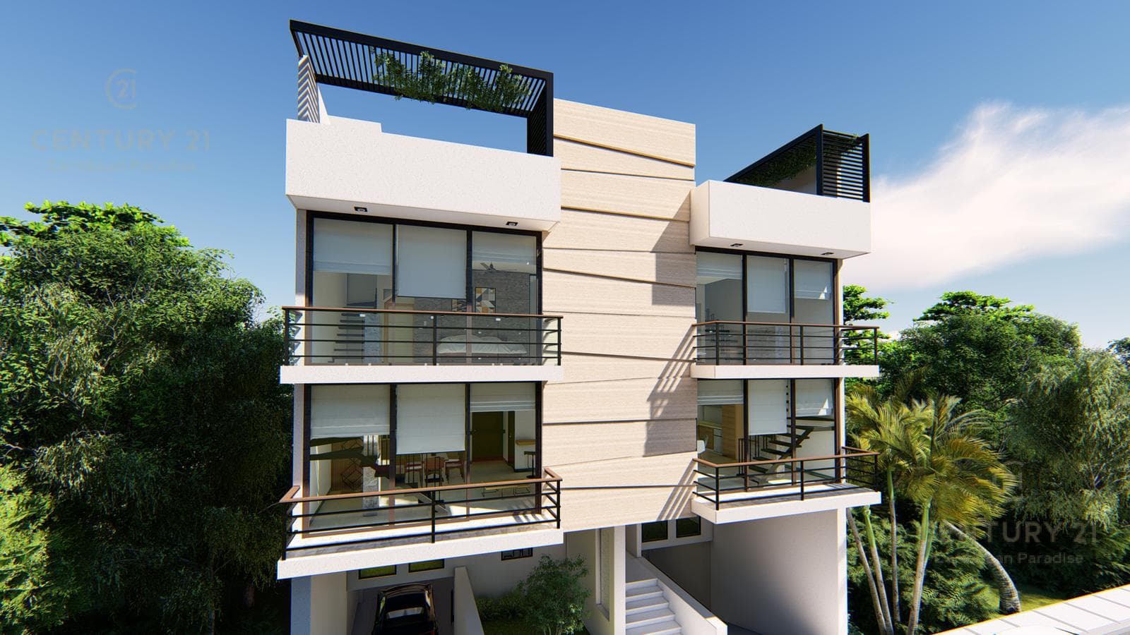 Bonito departamento en pequeño condominio en el corazón de Playa del Carmen P2983