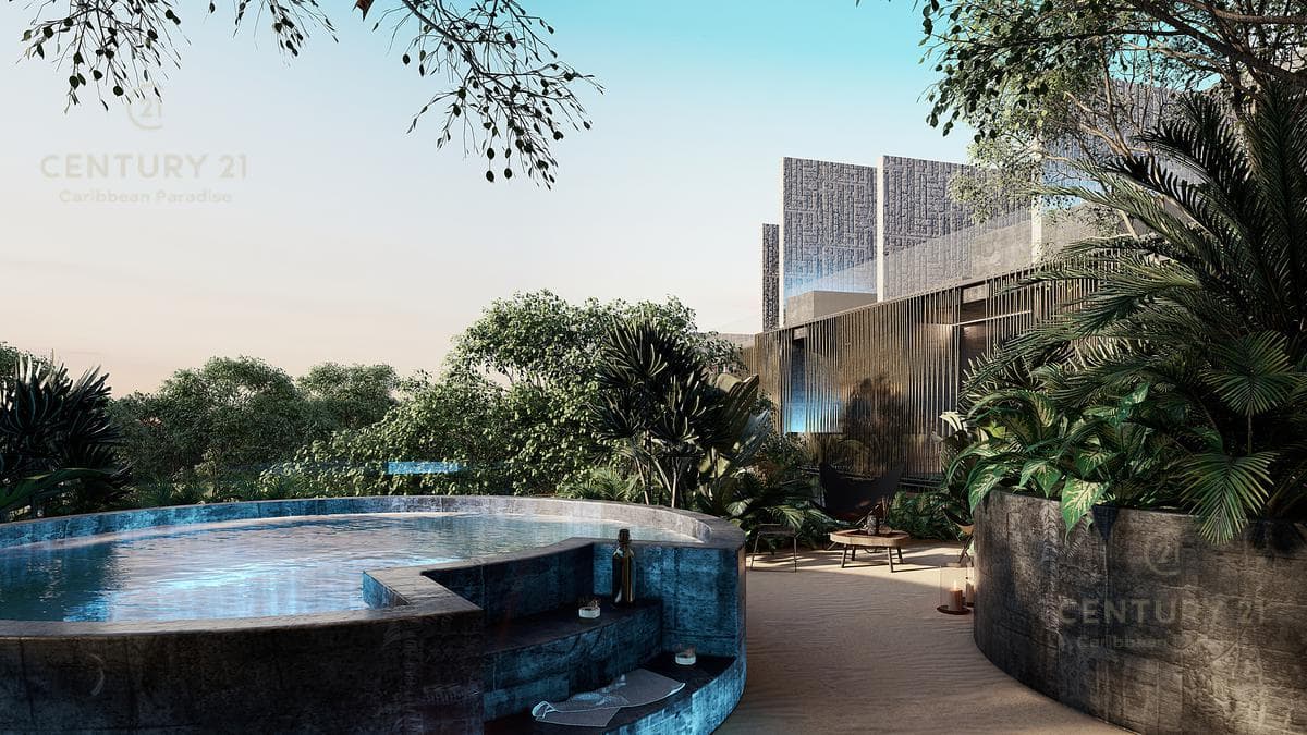 Penthouse de lujo 2 recamaras excelentes amenidades Tulum P2575