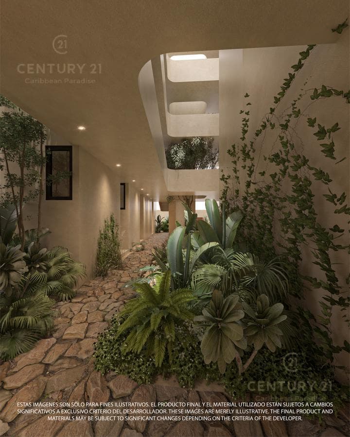 Departamento de 1 habitación cerca de la zona arqueológica de Tulum P3633