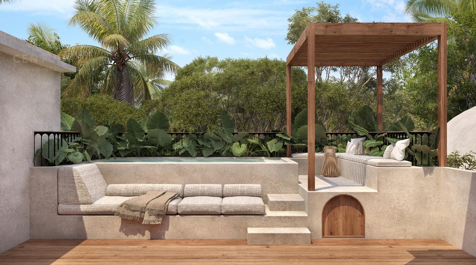 Departamento 2 rec en Venta en Lujoso Desarrollo en Tulum Región 8 Shanti P3992