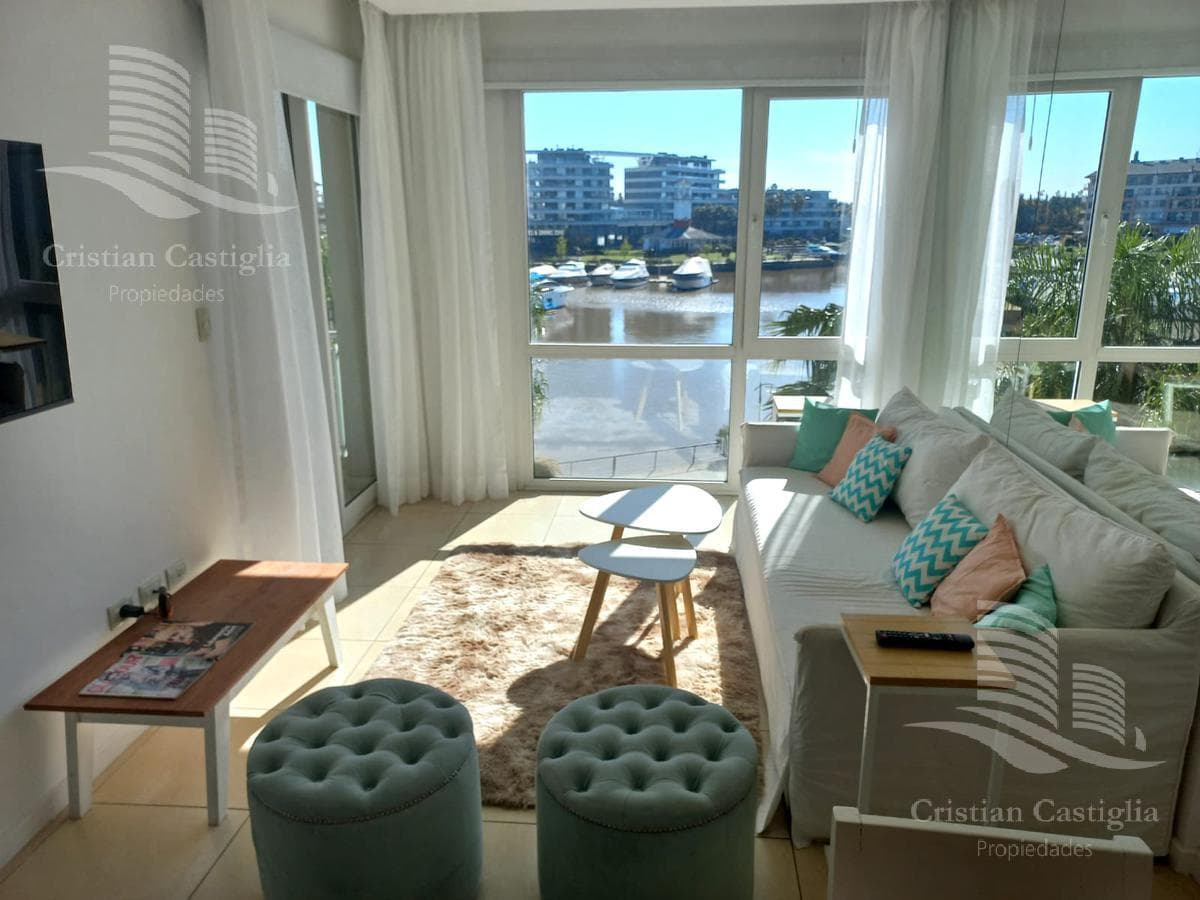 For Sale and Rent - 2-Room Apartment with River View and Balcony - Bahia Grande, Wyndham, Nordelta