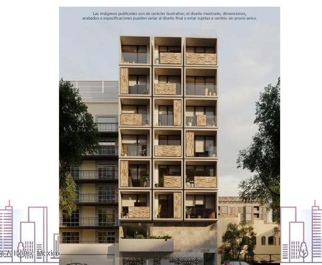 Apartment for Sale in Cuauhtémoc, Roma Sur, Listing No. 25-187