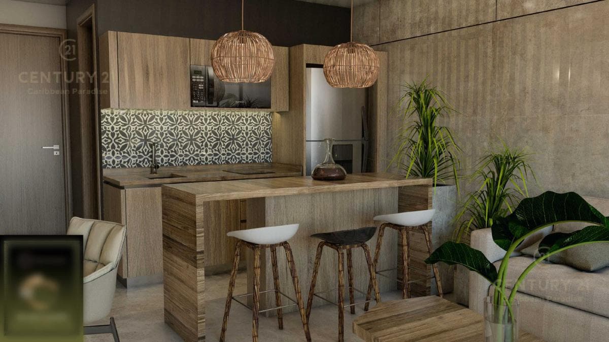 Increible estudio Av Kukulkán a poca distancia de la playa en Tulum P3636