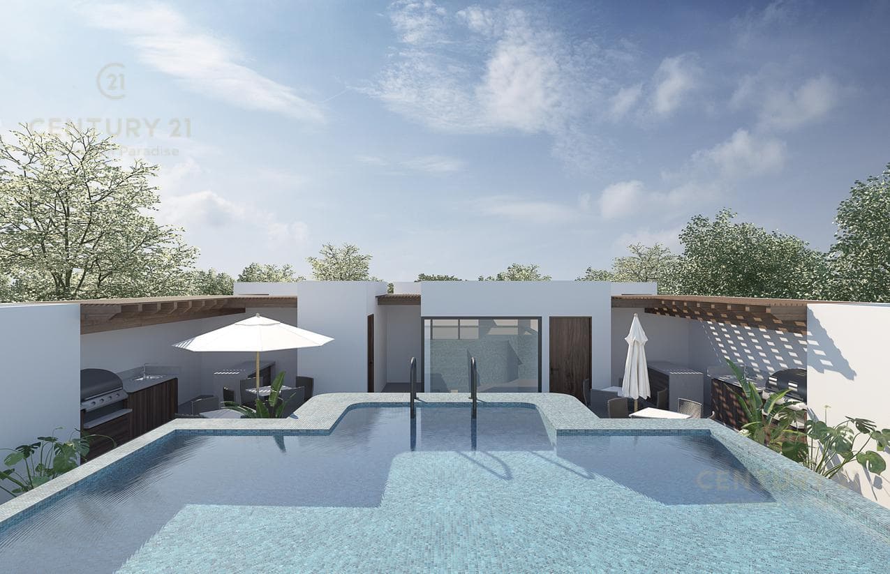 Bonito departamento en pequeño condominio en el corazón de Playa del Carmen P2983