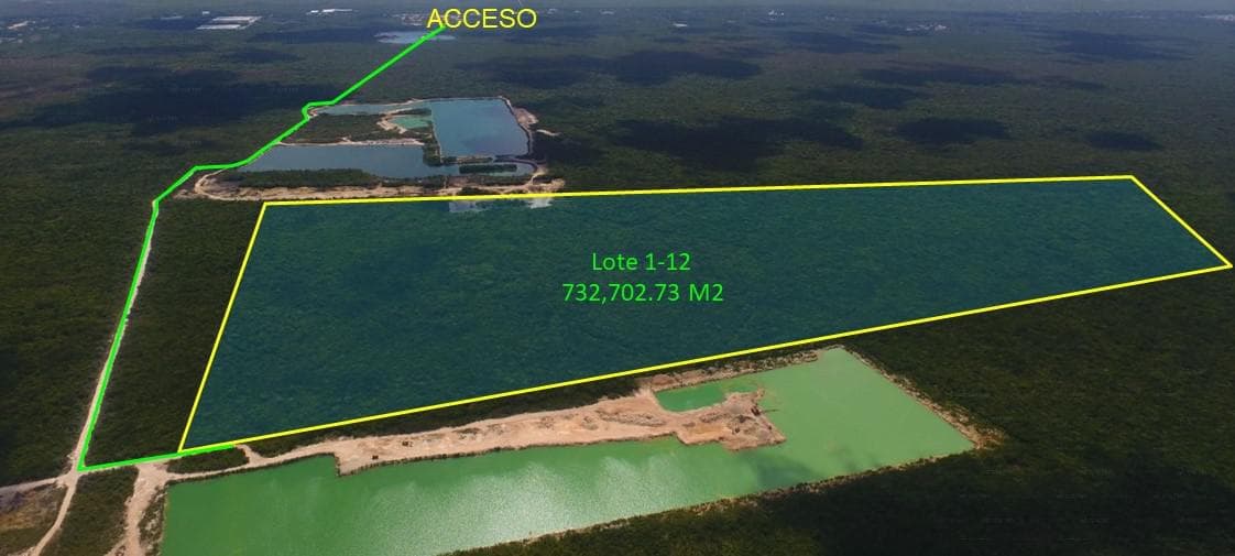 Land for Sale in Puerto Morelos Near the Federal Highway