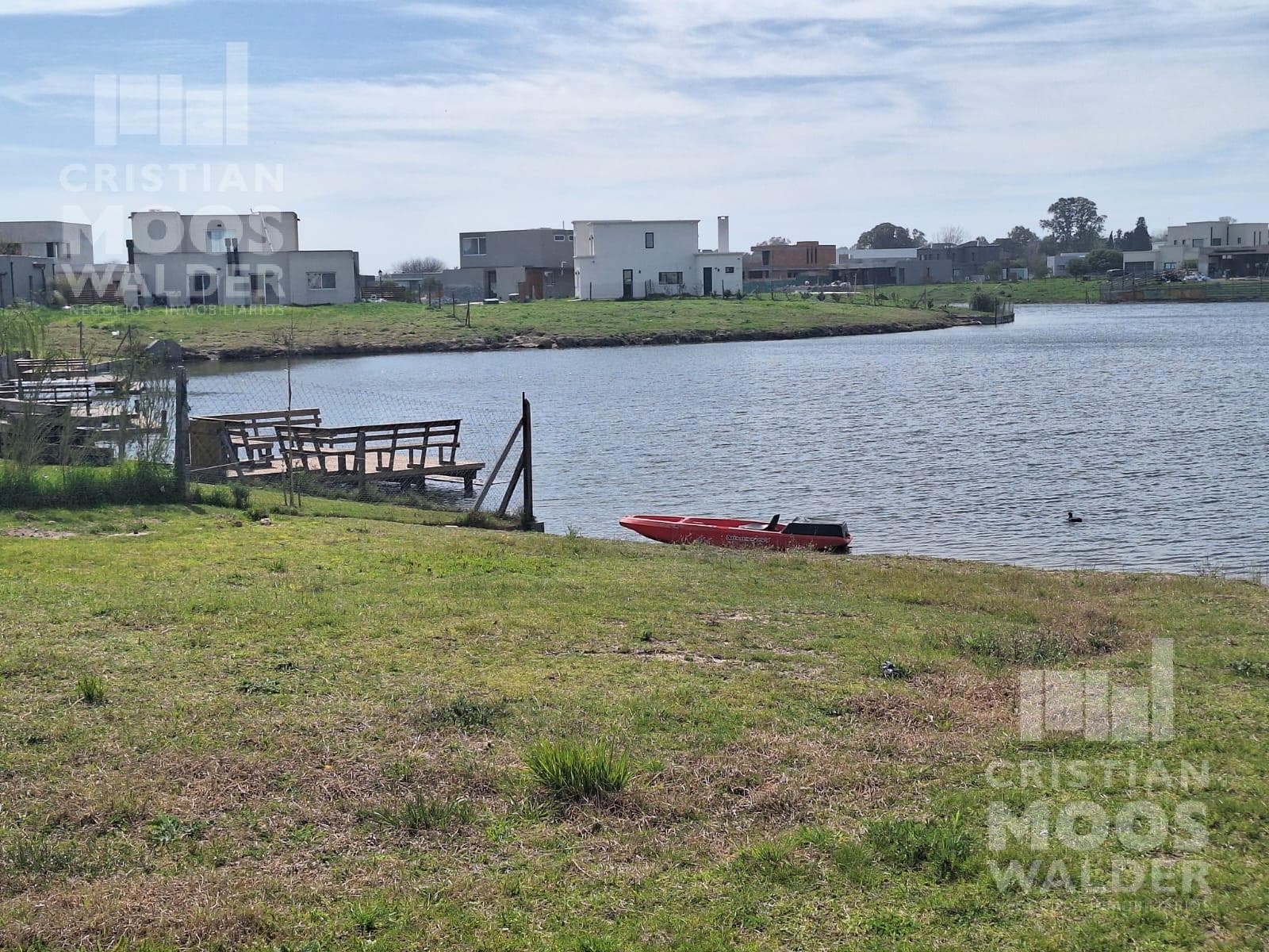 Lot overlooking the lagoon for sale in the San Sebastián Gated Community—Area 6