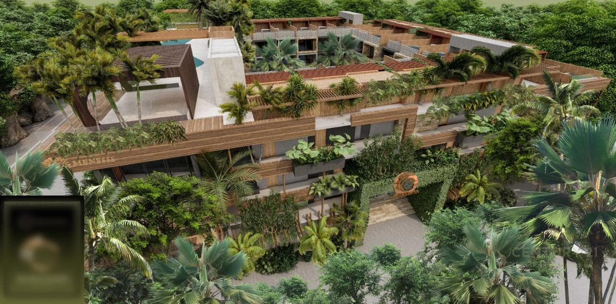 Penthouse en Av Kukulkán a poca distancia de la playa en Tulum P3637