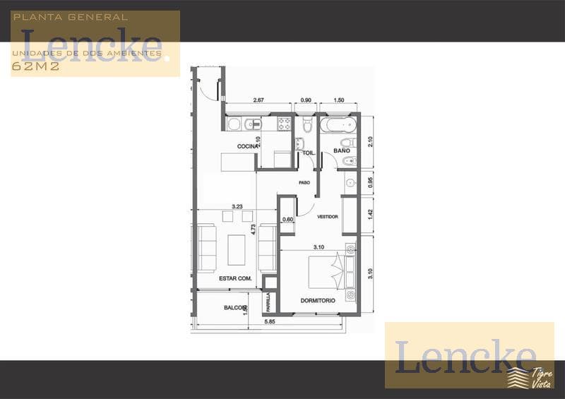 Lencke is for sale—with rental income, 2 high-end rooms, en suite, balcony/barbecue area, building with pool and gym