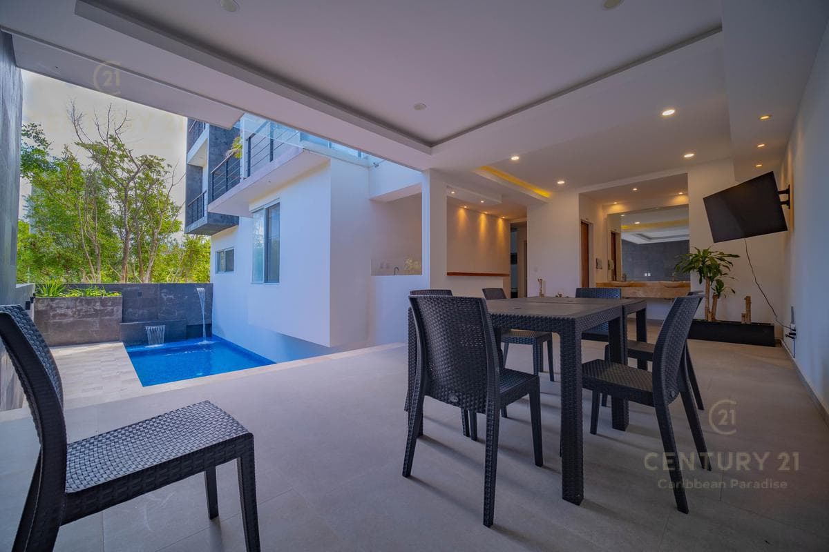 Departamento 3 recámaras en Xcalacoco Playa del Carmen P2299