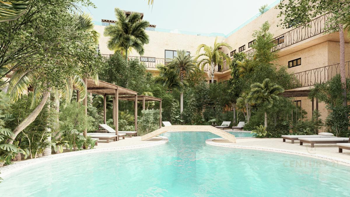 Increíbles Departamentos en Venta 1 o 2 hab en Region 8 Tulum P3927